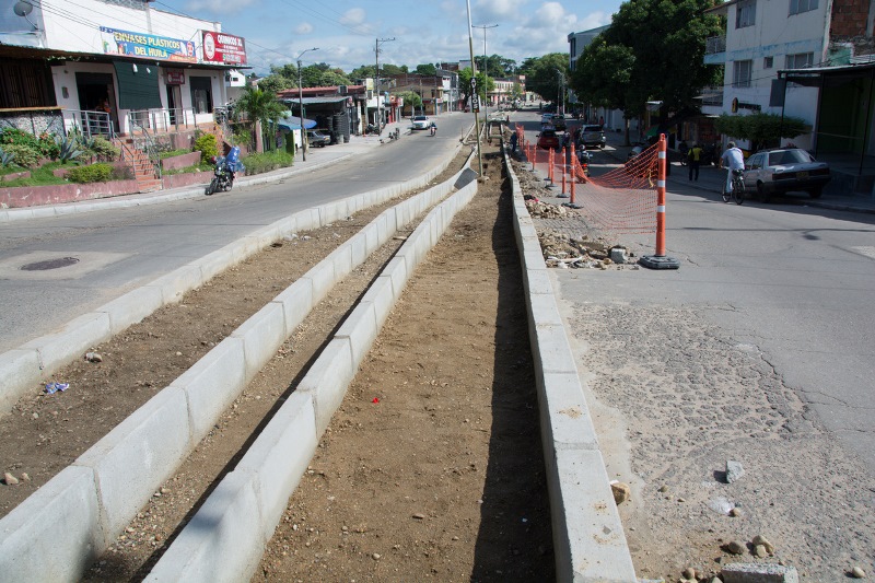 Obra De La Carrera Segunda En El 50% De Ejecución